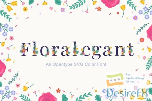 Floralegant font