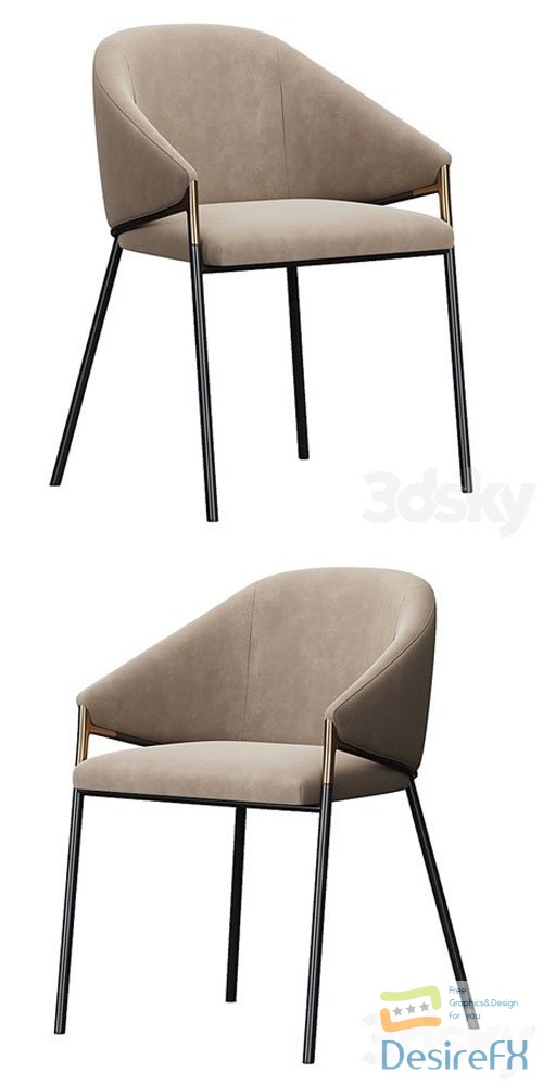 Hammer chair by Segis - 3d model