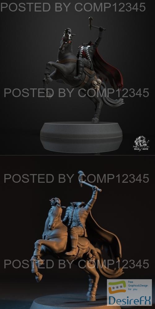 Headless Horseman (Fotis Mint) 3D Print