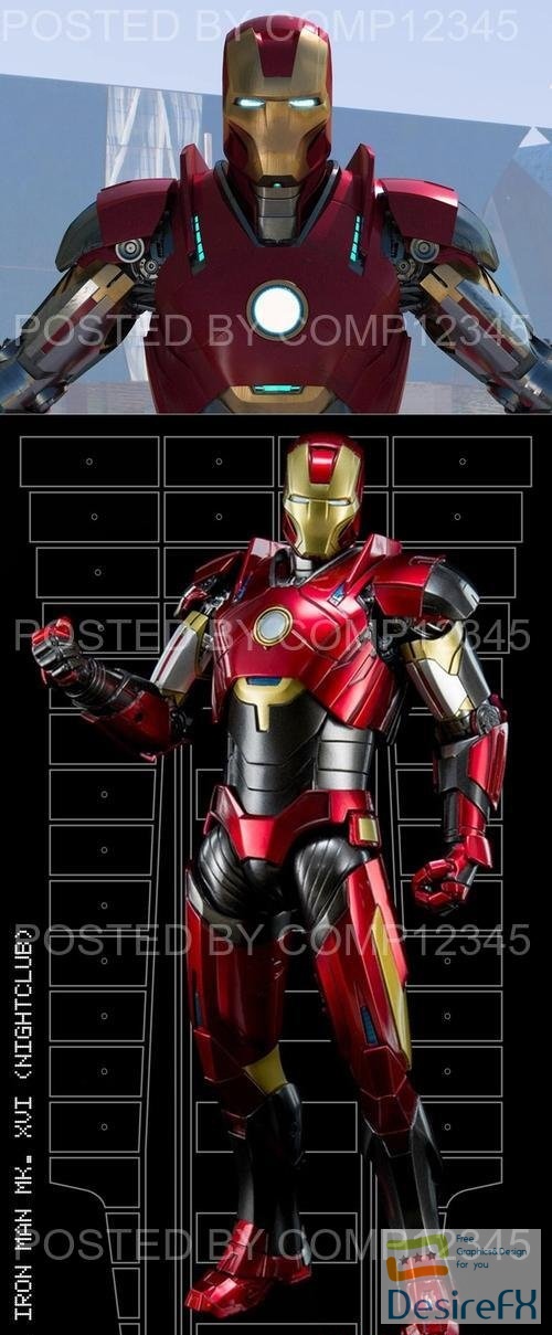 Ironman Suit Mk16 3D Print
