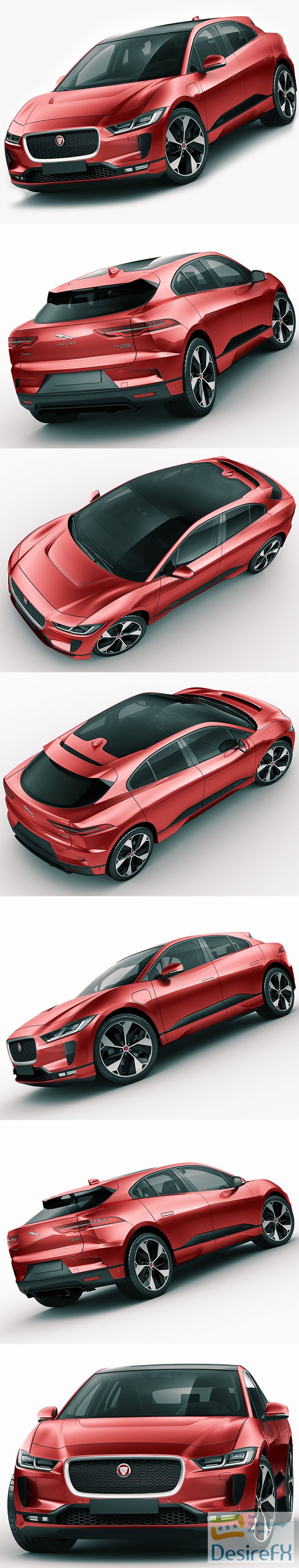 Jaguar I-Pace 2019 3D Model