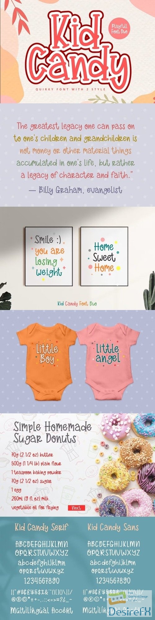 Kid Candy Font Duo