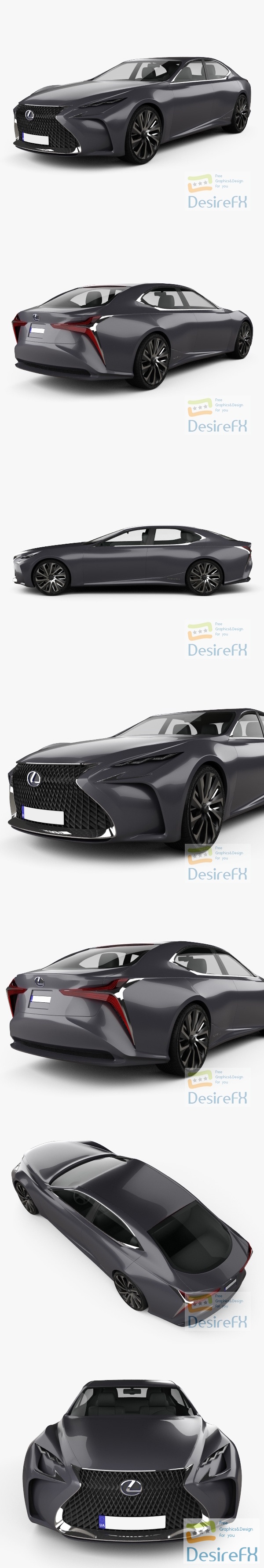 Lexus LF-FC 2015 3D Model