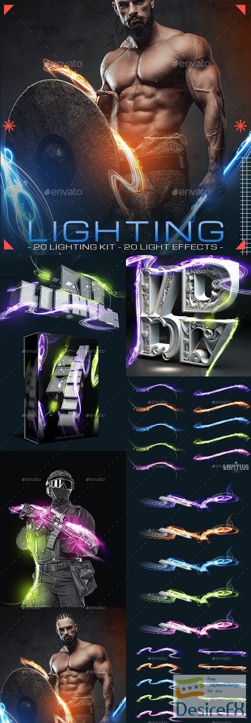 Lighting Kit - 25 Lighting Effects  - 45251440