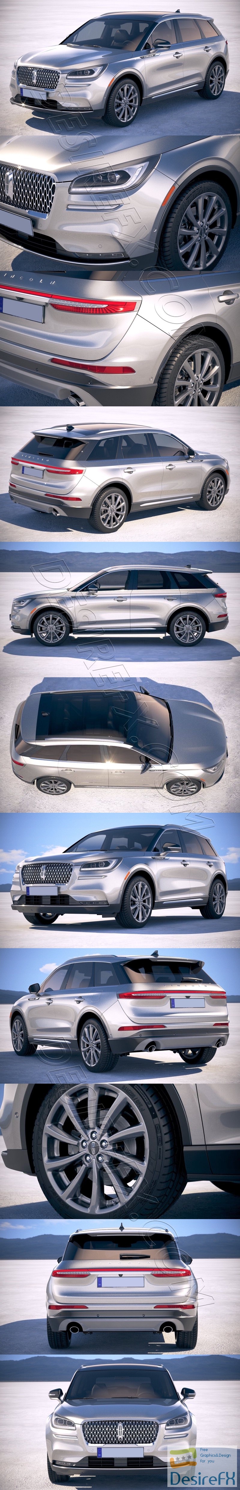 Lincoln Corsair 2020 3D Model