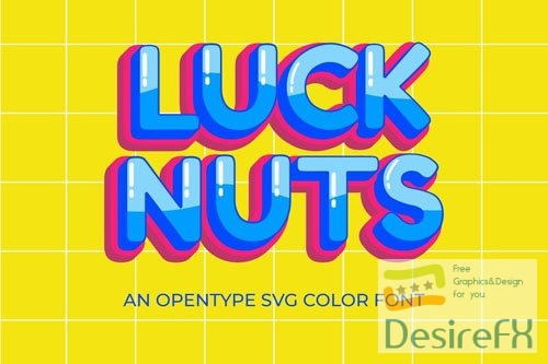 Luck Nuts font