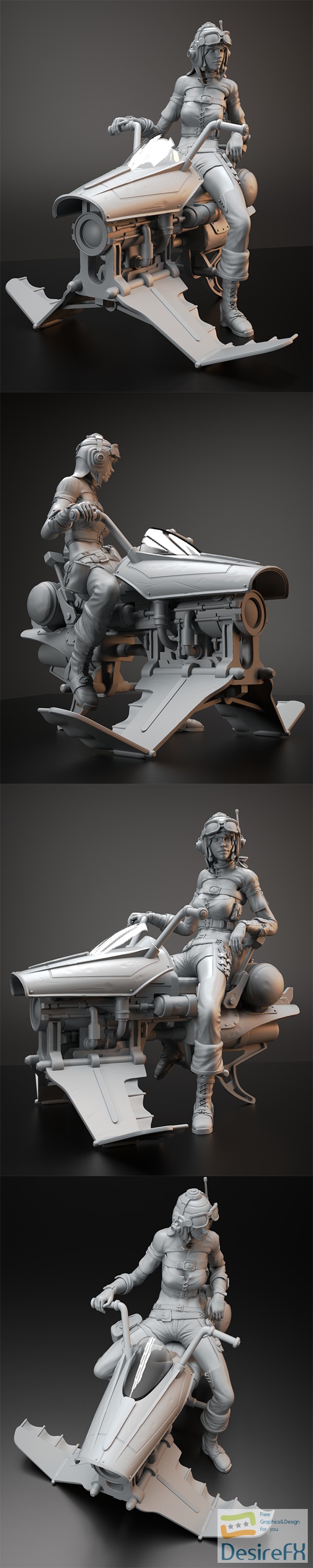 Lybbia the engineer - 3D Print