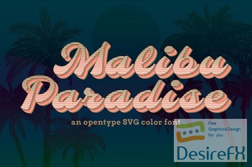 Malibu Paradise font