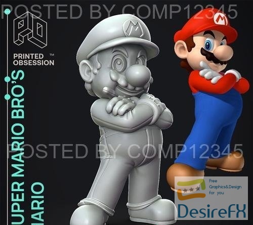 Mario - Super Mario Bros 3D Print