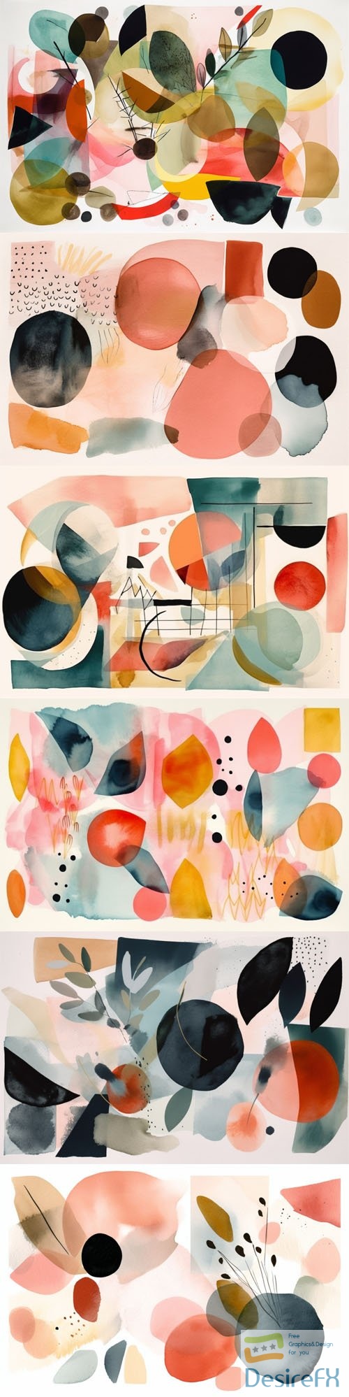 Modern Abstract Shapes Collection