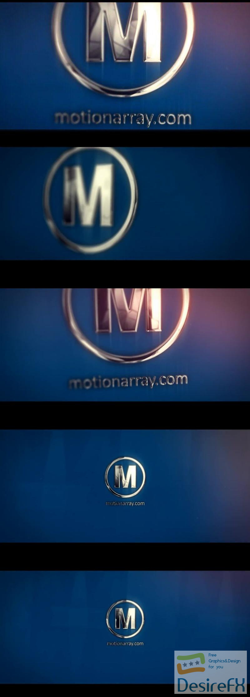 Motion Array Elegant Metal Logo + Sound Effects
