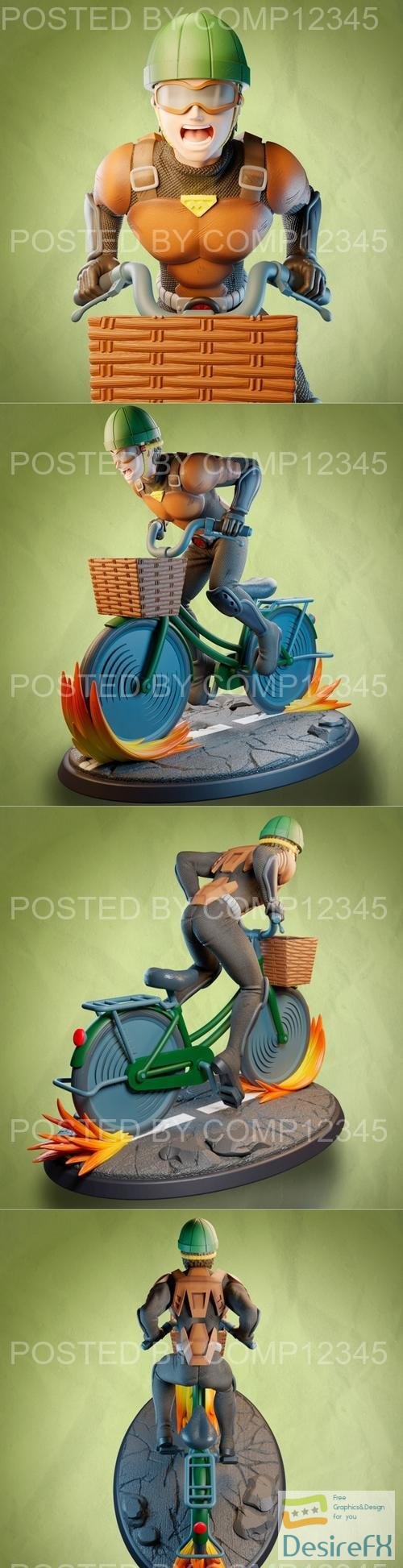 Mumen Rider 3D Print