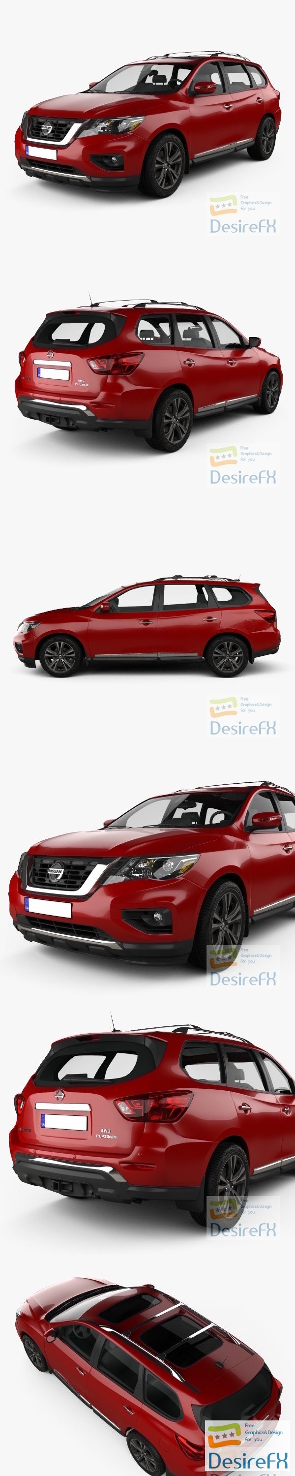 Nissan Pathfinder 2020 3D Model