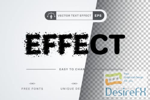 Paint Splatter Editable Text Effect - 16080466