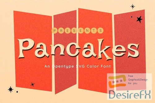Pancakes font