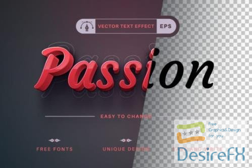 Passion - Editable Text Effect - 17631810