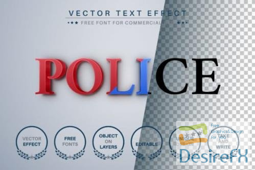 Police - Editable Text Effect - 16536899