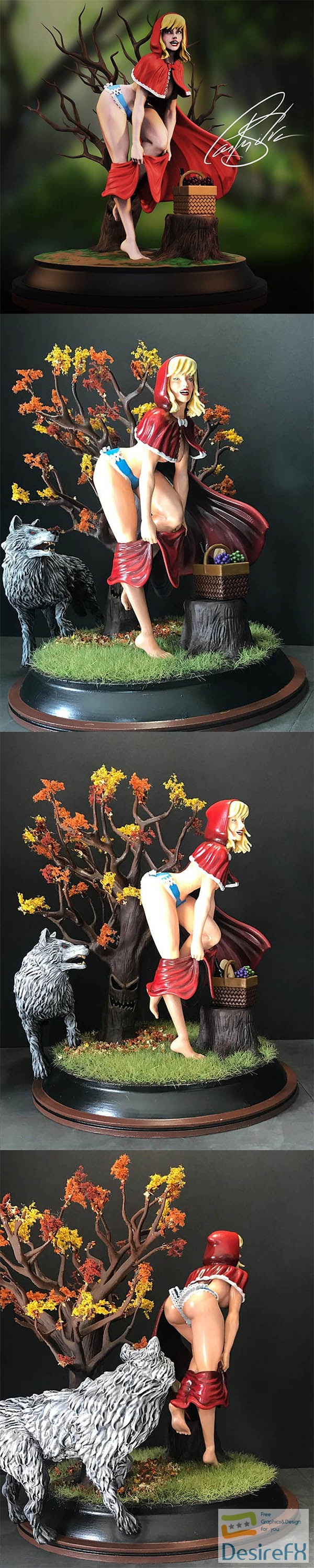 Red Riding Hood - 3D Print