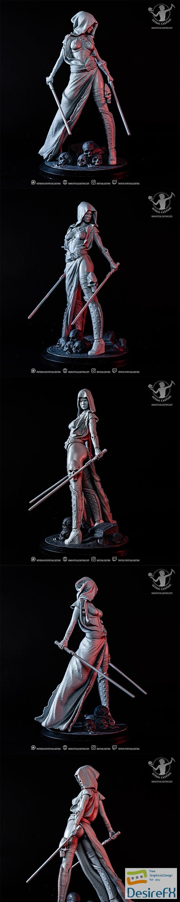 Ritual Casting - Mortaya - Death's First Lady - 3D Print