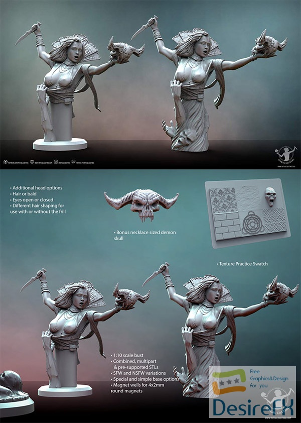 Ritual Casting - The Ritual - Bust - 3D Print
