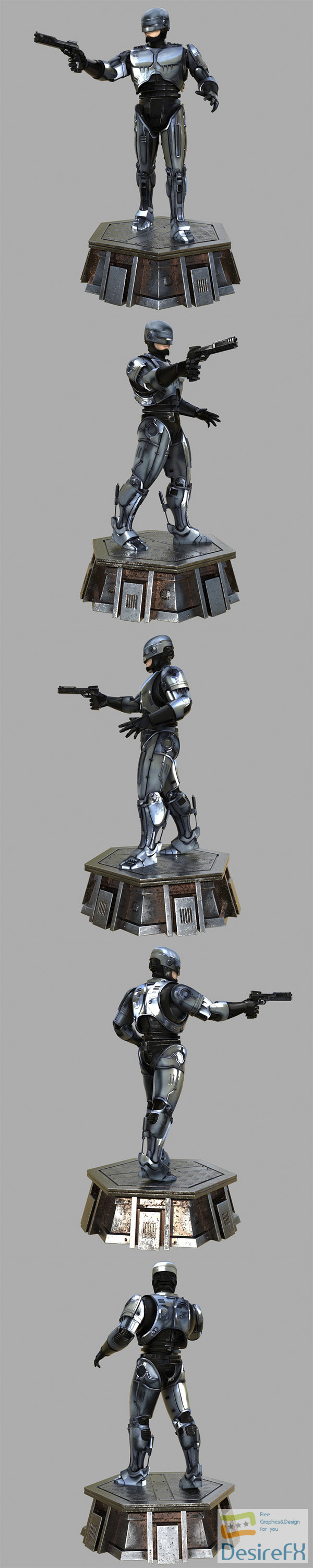 Robocop Statue – 3D Print