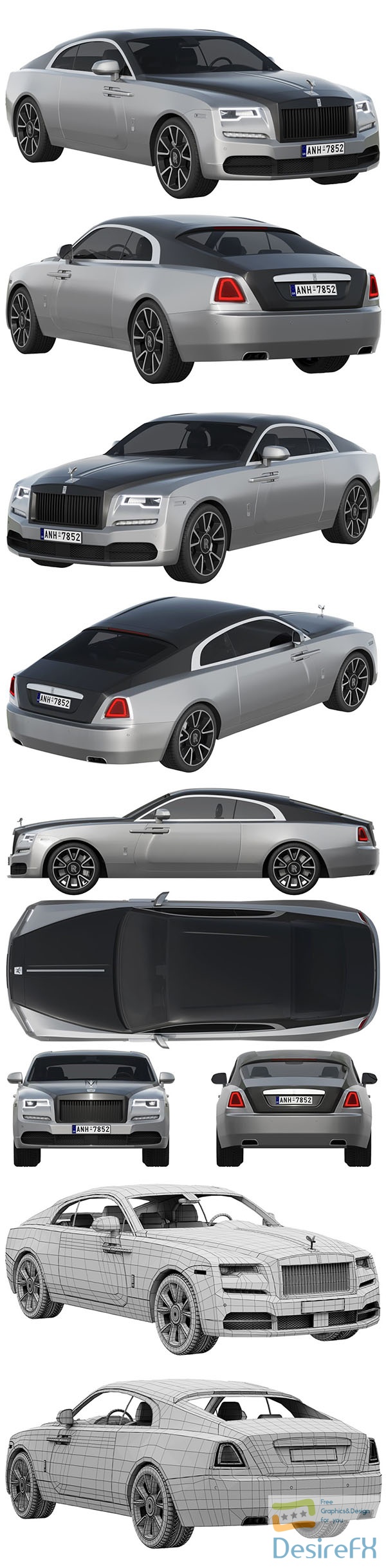 Rolls-Royce Wraith 3D Model