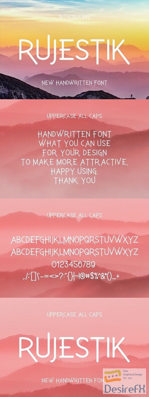 Rujestik font