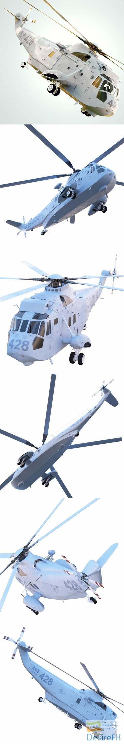 Sikorsky CH-124A Sea King - 3d model