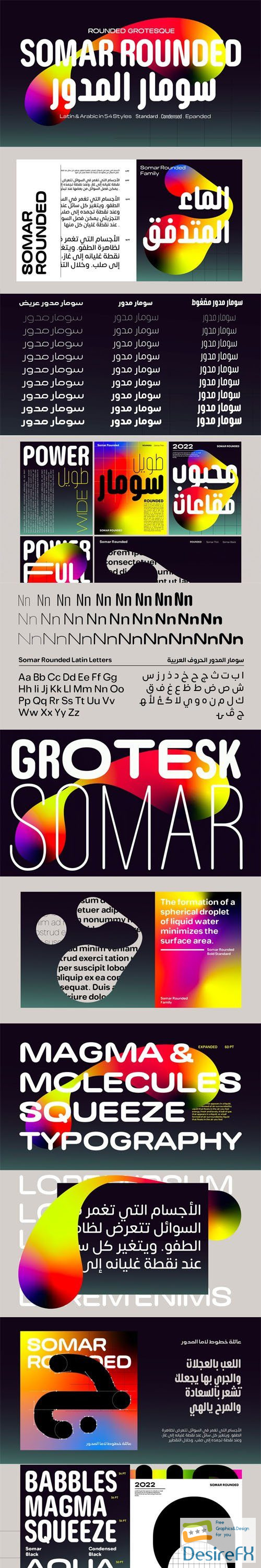 Somar Rounded Font Family