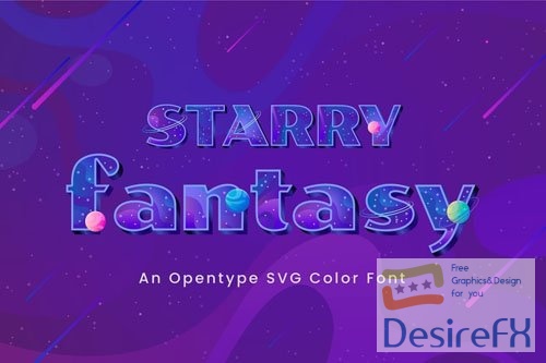 Starry Fantasy font