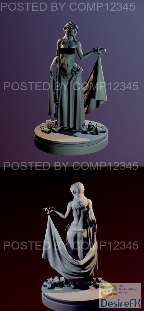 Statue of Dibella 3D Print