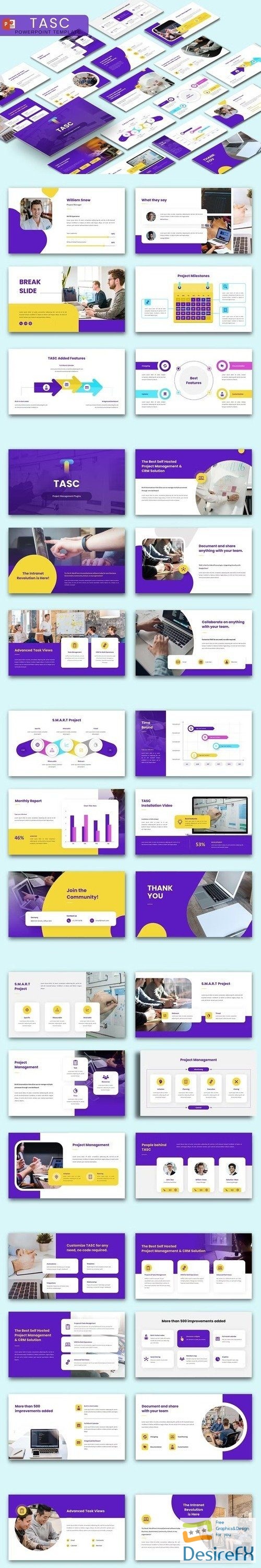 TASC– Project Management PowerPoint Template