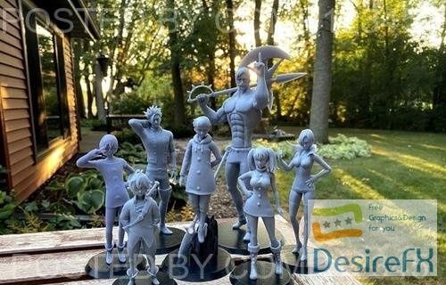 The Seven Deadly Sins Pack 3D Print