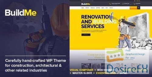 ThemeForest - BuildMe v5.7 - Construction & Architectural WP Theme - 11242771 - NULLED