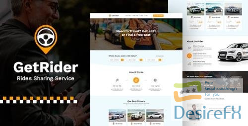 Themeforest - Getrider - Chauffeur Limousine Car Hire HTML 45546778