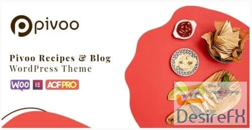Themeforest - Pivoo v1.2 - Food & Recipe Blog WordPress Theme