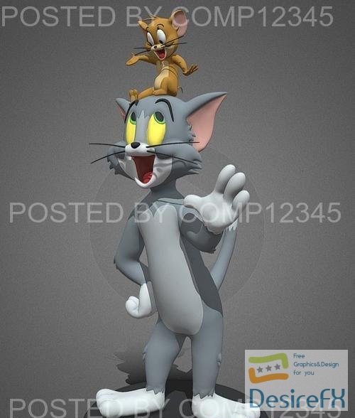Tom and Jerry 3D Print