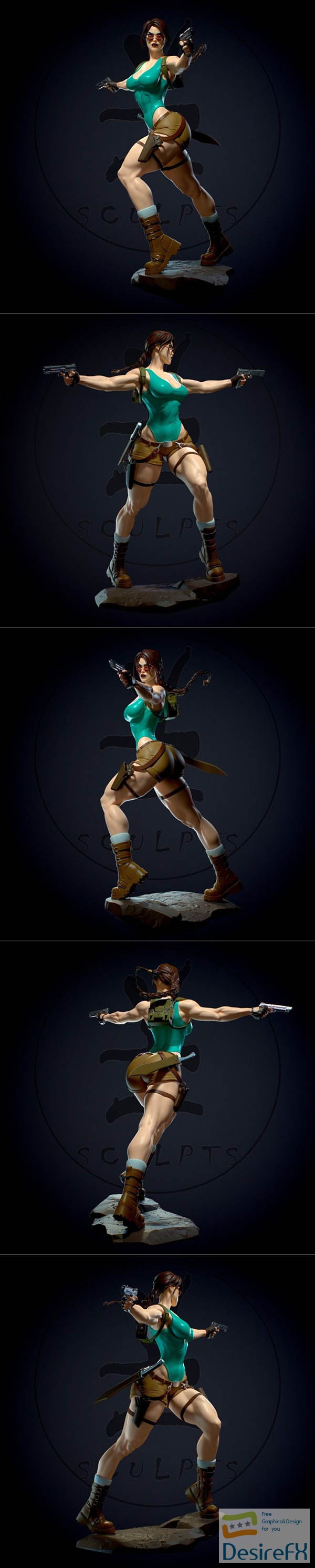 Tomb Raider Lara Croft - 3D Print
