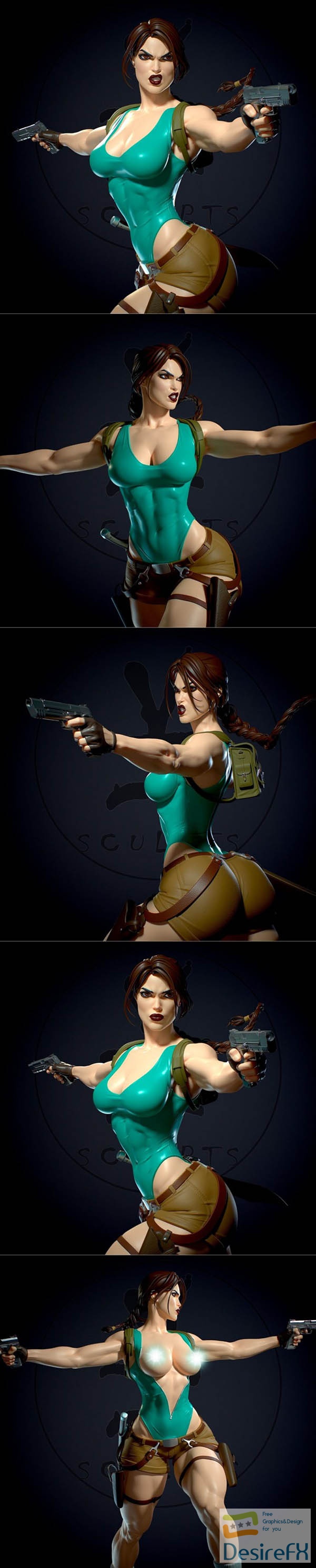 Tomb Raider Lara Croft - 3D Print