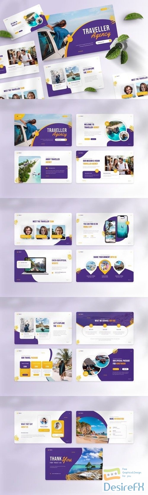 Traveller - Travel Agency Powerpoint Template
