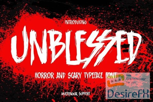 Unblessed font