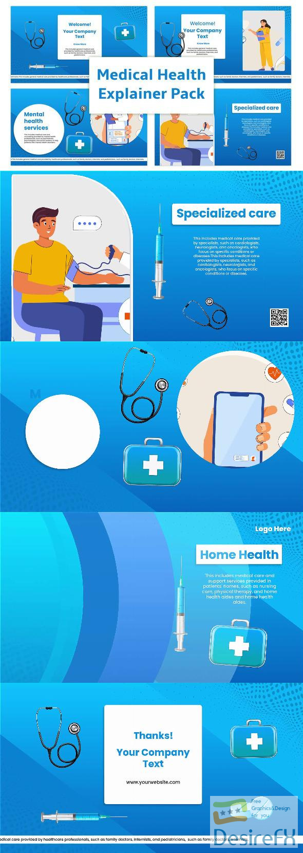 VideoHive After Effects Medical Health Services Explainer Templates 45086651