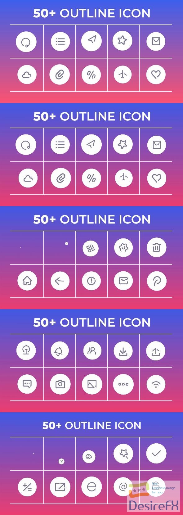 VideoHive After Effects Outline Icon Element Pack 44579949
