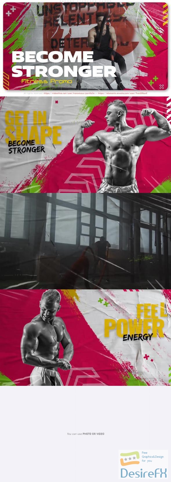 VideoHive Become Stronger Promo 45192497