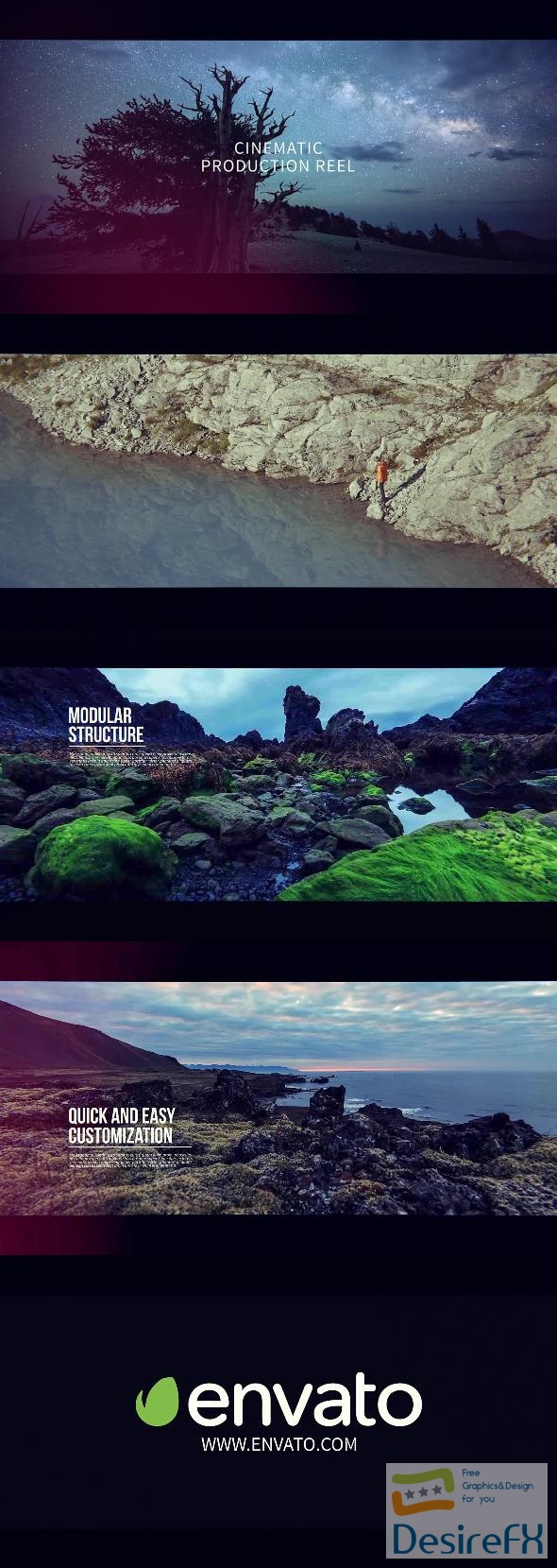 VideoHive Cinematic Production Reel 13859913