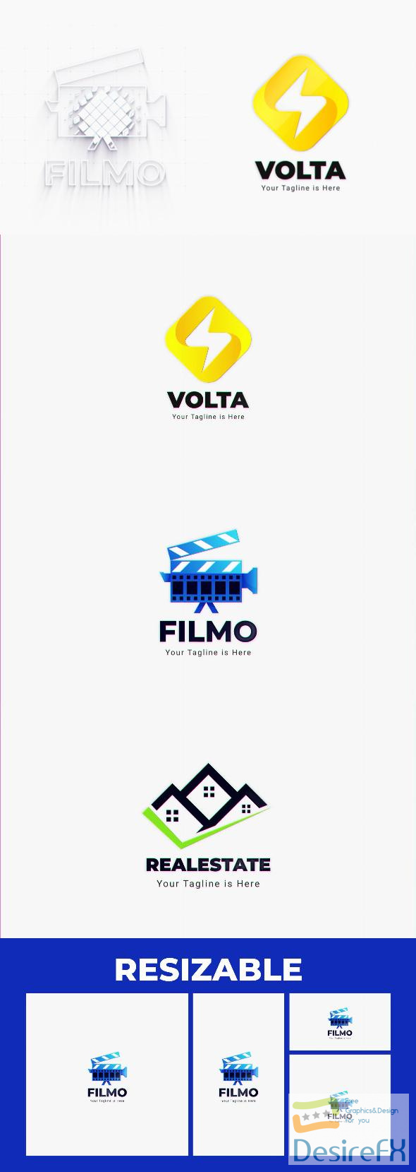 VideoHive Clean Rhombus Logo Reveal 44942344