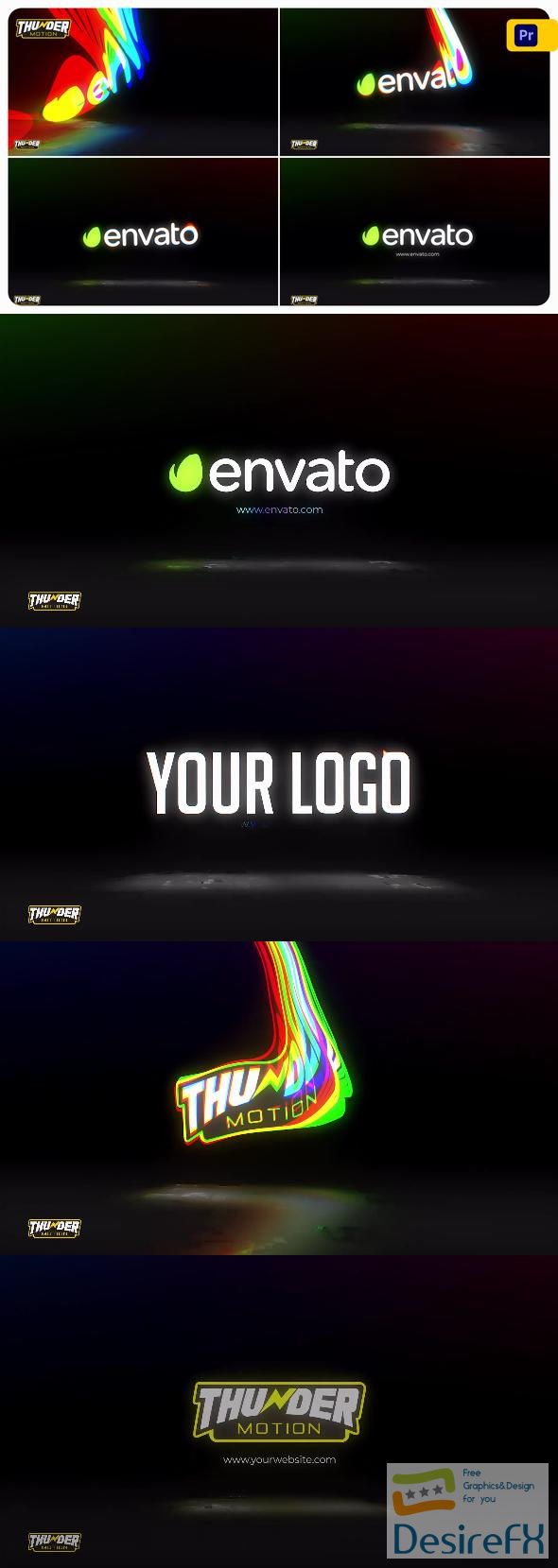 VideoHive Colorful Smooth Logo Reveal 45657087