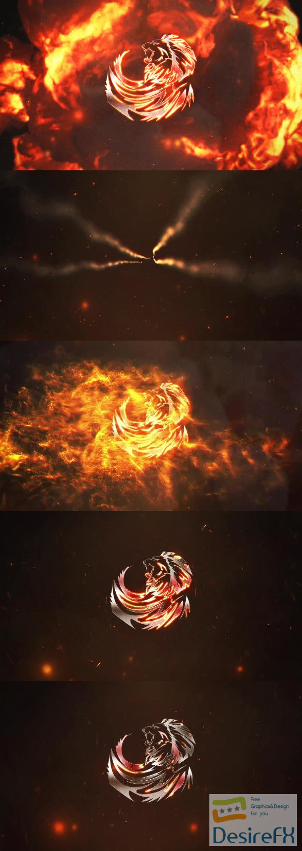 VideoHive Fire Logo Reveal 44970269