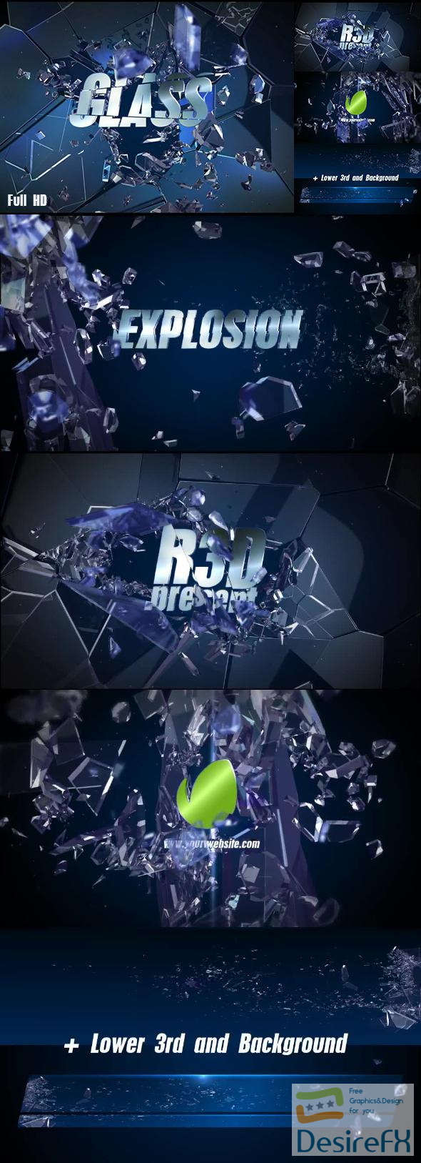VideoHive Glass Explosion 9150597