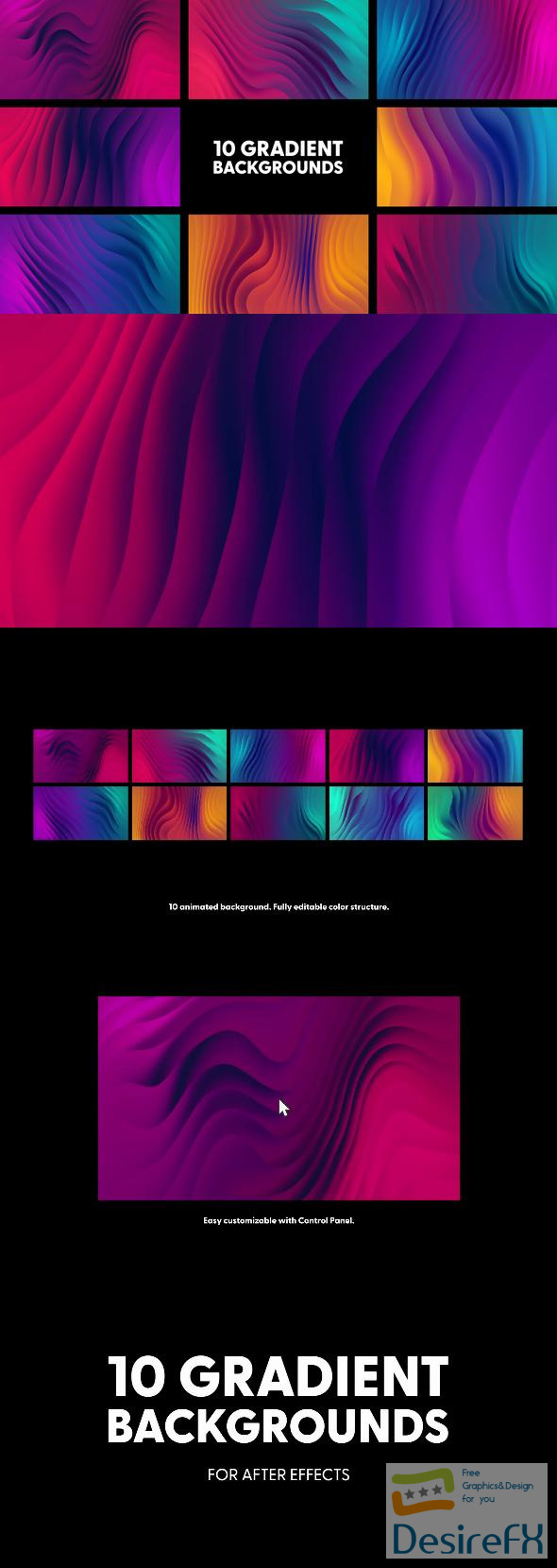VideoHive Gradient Backgrounds 44946584